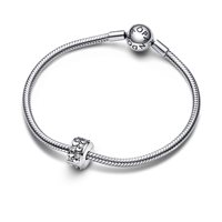 Charm Pandora Donna Pandora Moments in Argento Zirconia 792235C01 - 792235C01